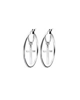 Orecchini Amen Donna Croci in Argento ORCECRB